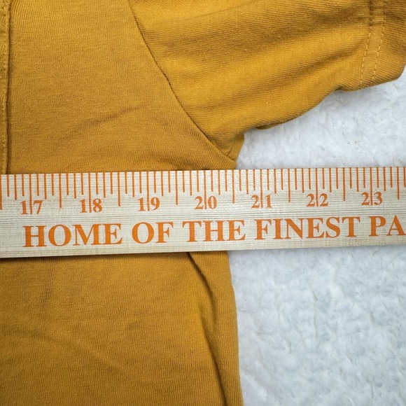 Harley Davidson Shirt Mens XL Mustard Yellow Pocket Jim's Madeira Beach Florida - Picture 4 of 6